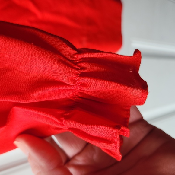 Vintage Polly Flinders Dress Color Red - Picture 3 of 7